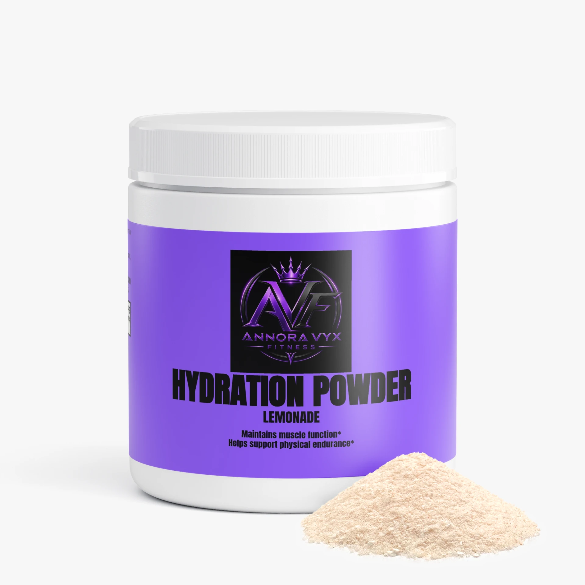 Hydration Powder — Lemonade supplement bottle