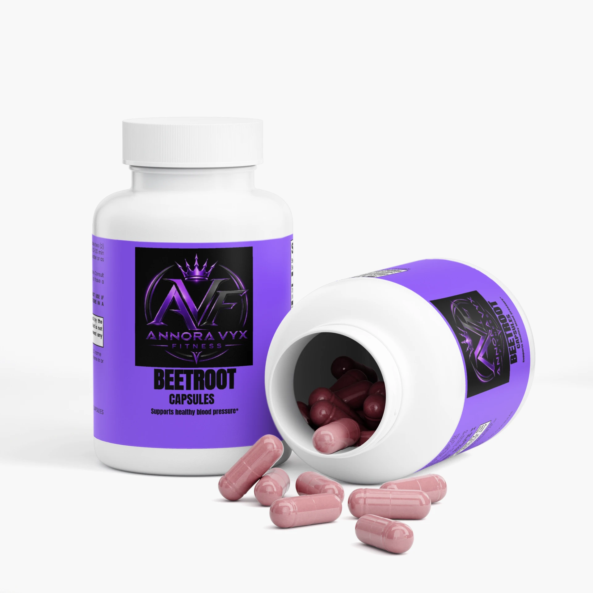 Beetroot Capsules supplement bottle