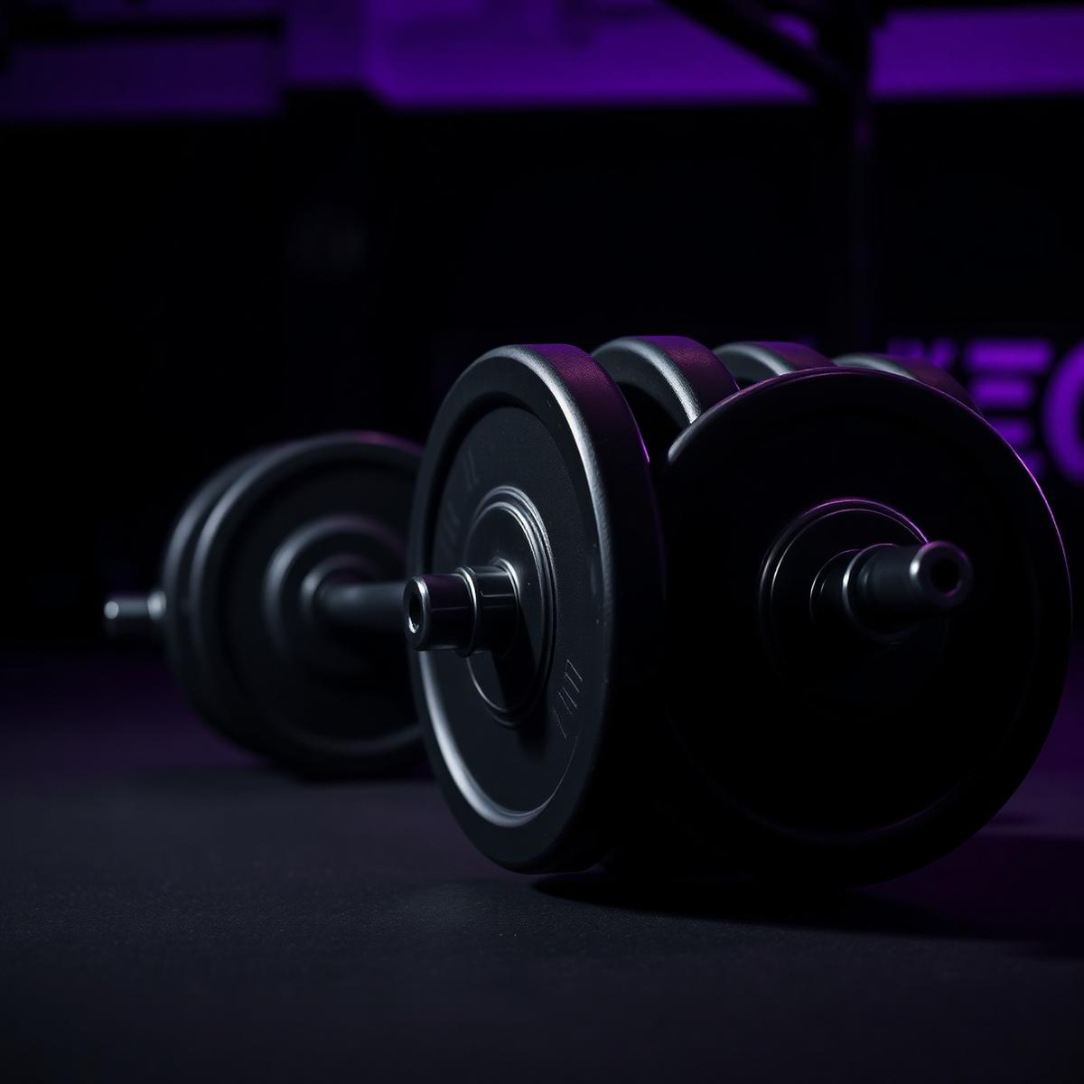 Athlete lifting weights